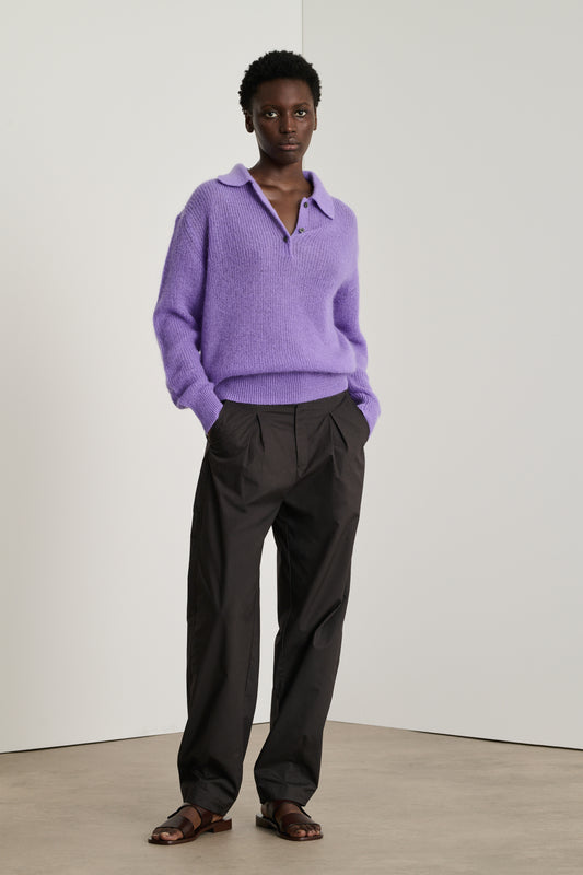 Polo Damon - Violet - Femme