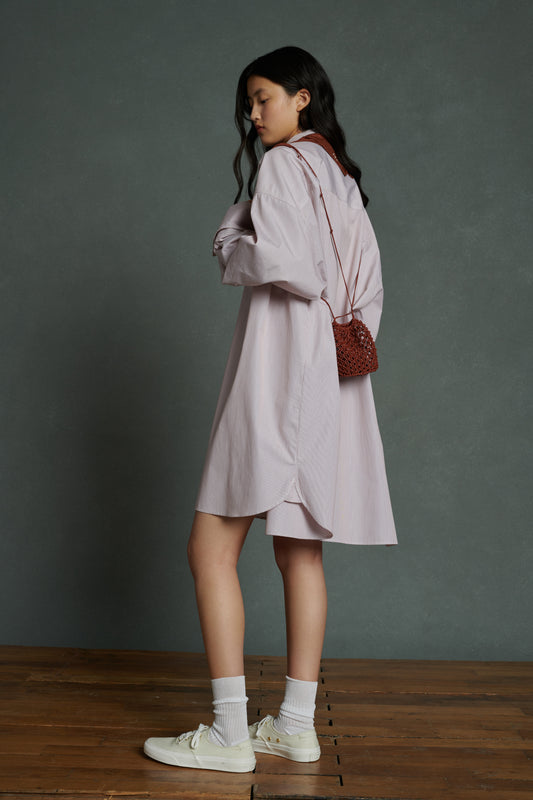 Robe Autriche - Marron/Écru - Coton - Femme