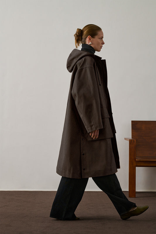 Trench Faith - Marron - Coton - Femme