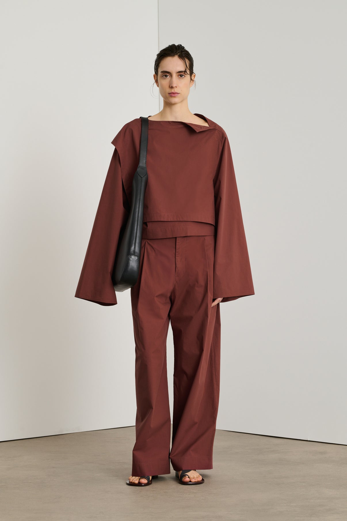 Blouse Eva - Acajou - Coton - Femme vue 3