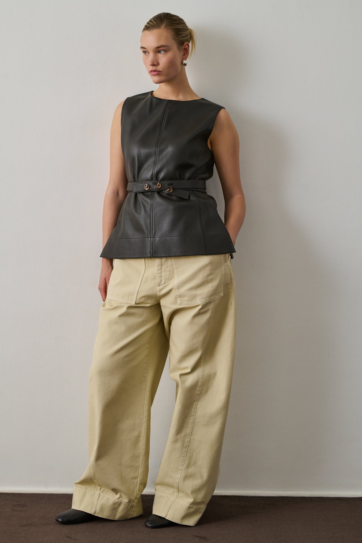 Top Chance - Marron Foncé - Cuir - Femme vue 6